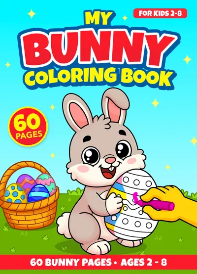 My Bunny Coloring Book cover
