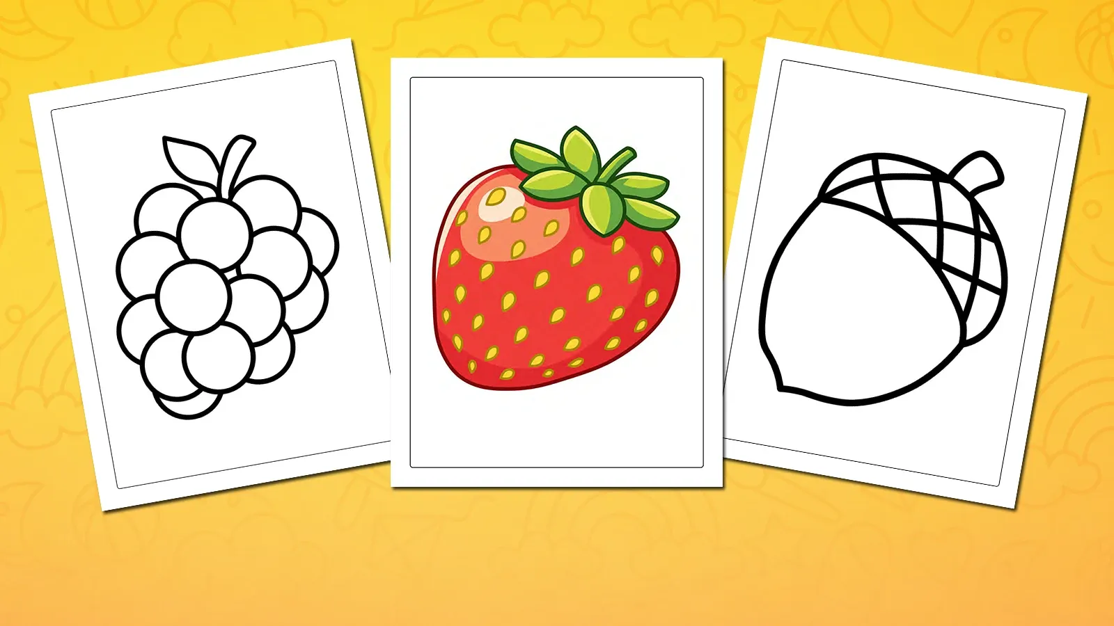 Coloring pages that help kids learn colors