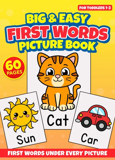 Big & Easy First Words Picture Book cover