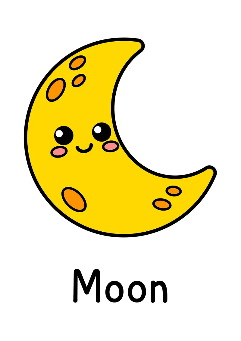 A moon first words picture page