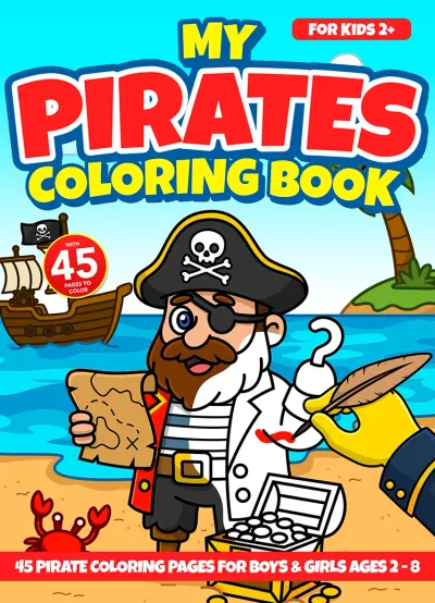 My Pirates Coloring Book cover