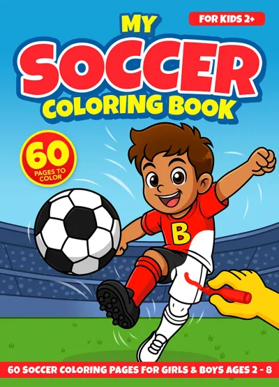 My Soccer Coloring Book cover