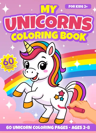 My Unicorn Coloring Book cover