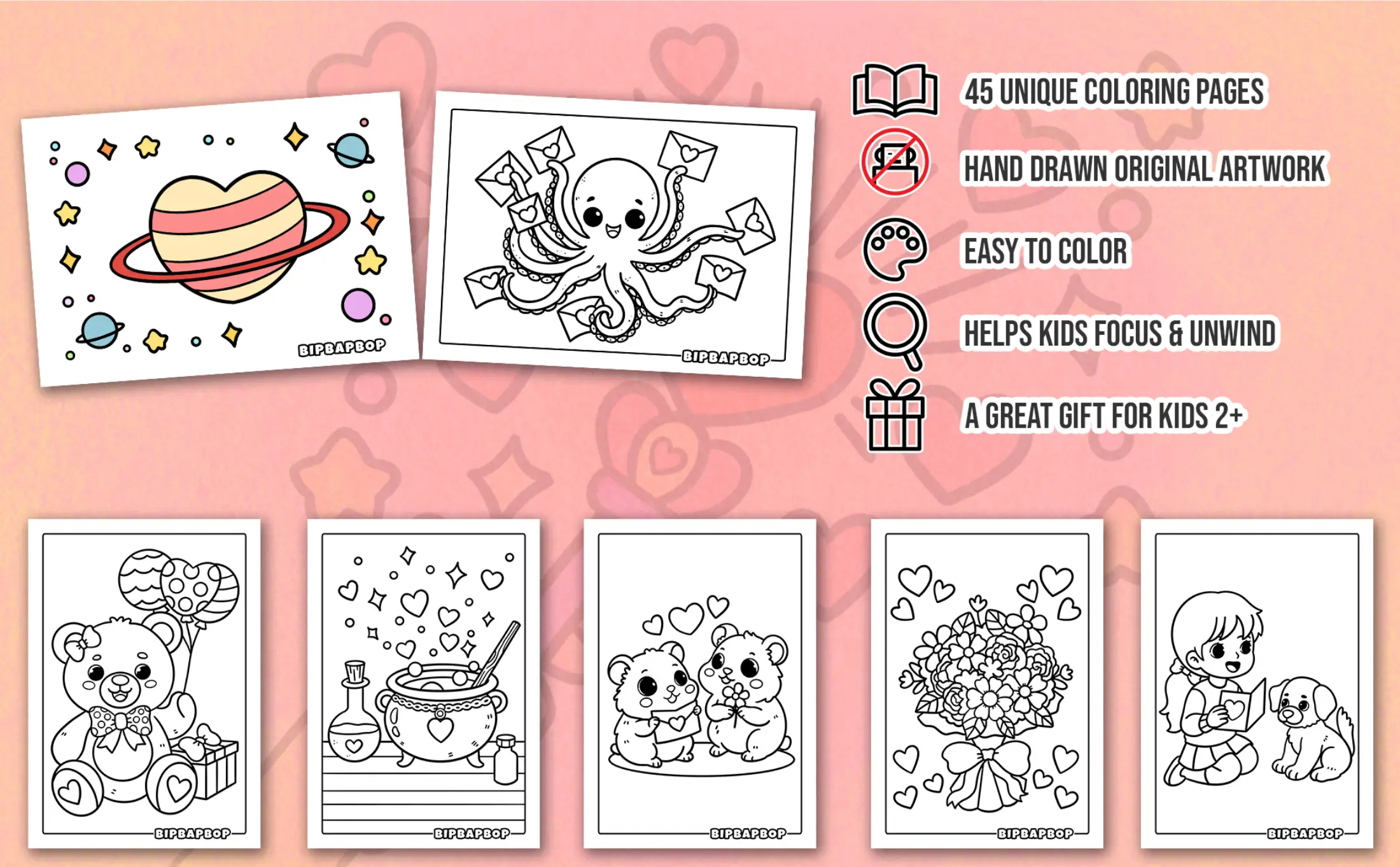 a great gift for summer coloring lovers