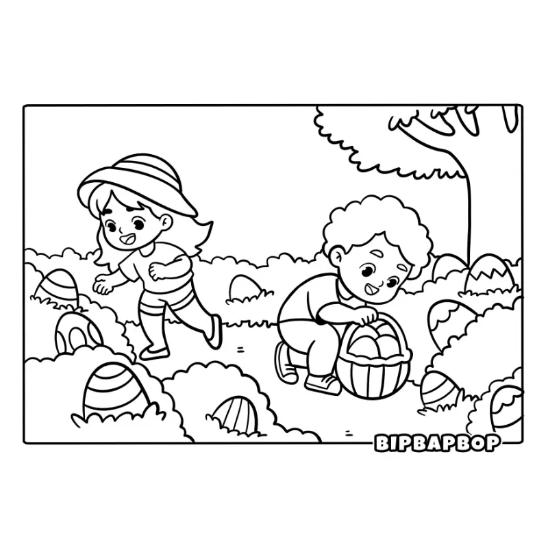 a boy and a girl paddling a canoe in a lake