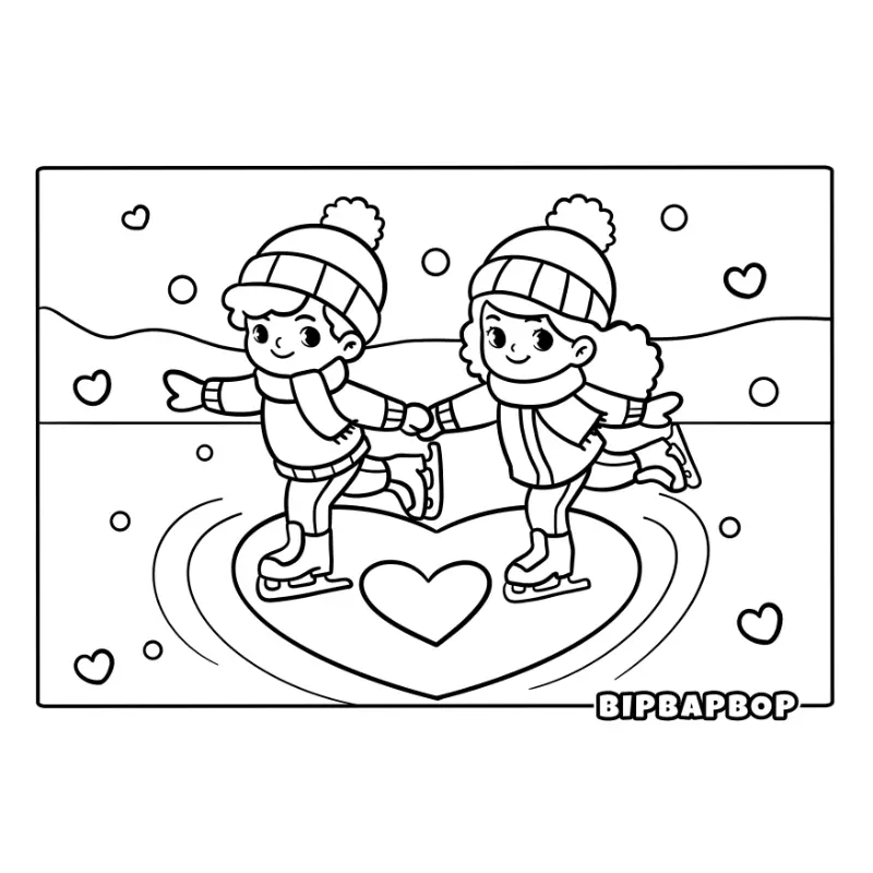 a boy and a girl paddling a canoe in a lake