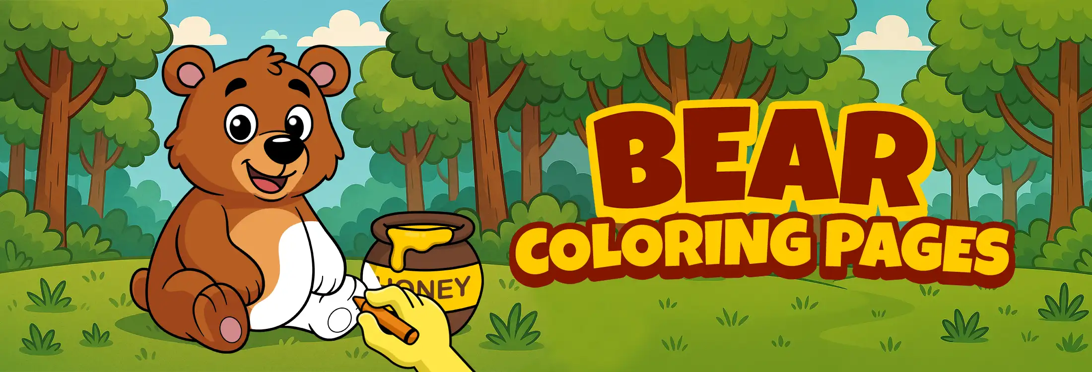 Bear Coloring Pages