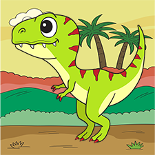 Tyrannosaurus Rex Coloring Pages For Kids