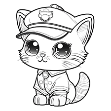 Free Printable Cat Coloring Pages