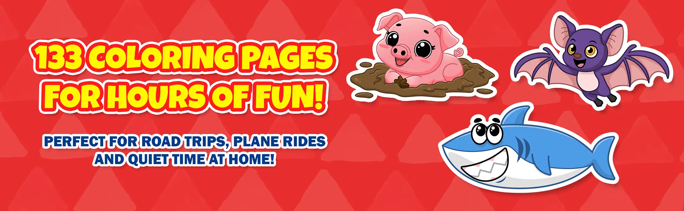 133 jumbo animal coloring pages for hours of fun!