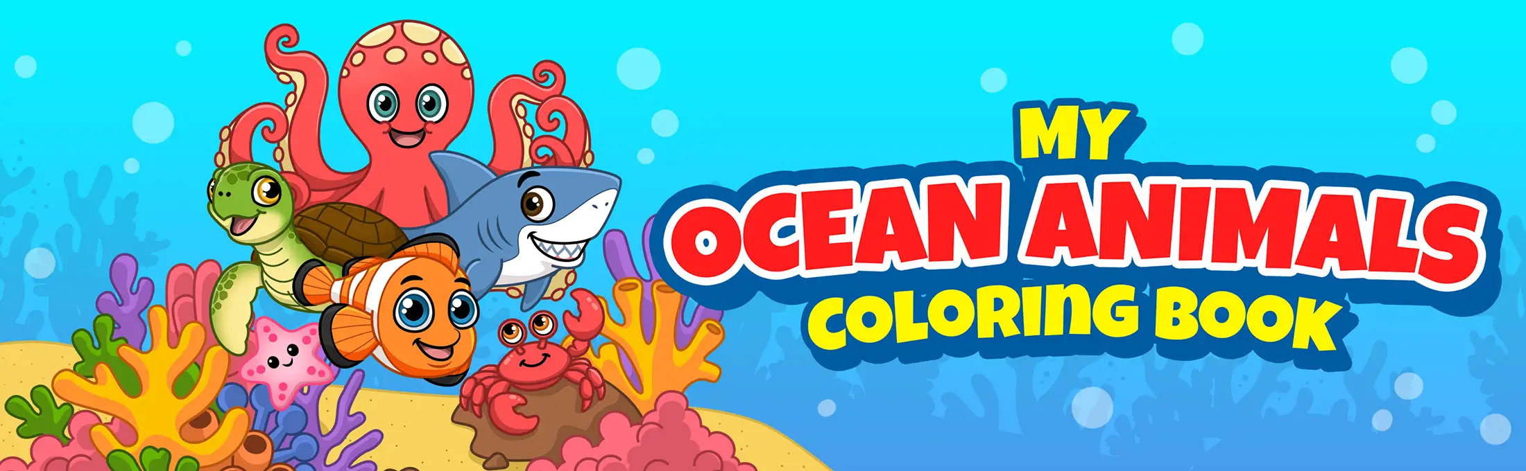 my ocean animals coloring book