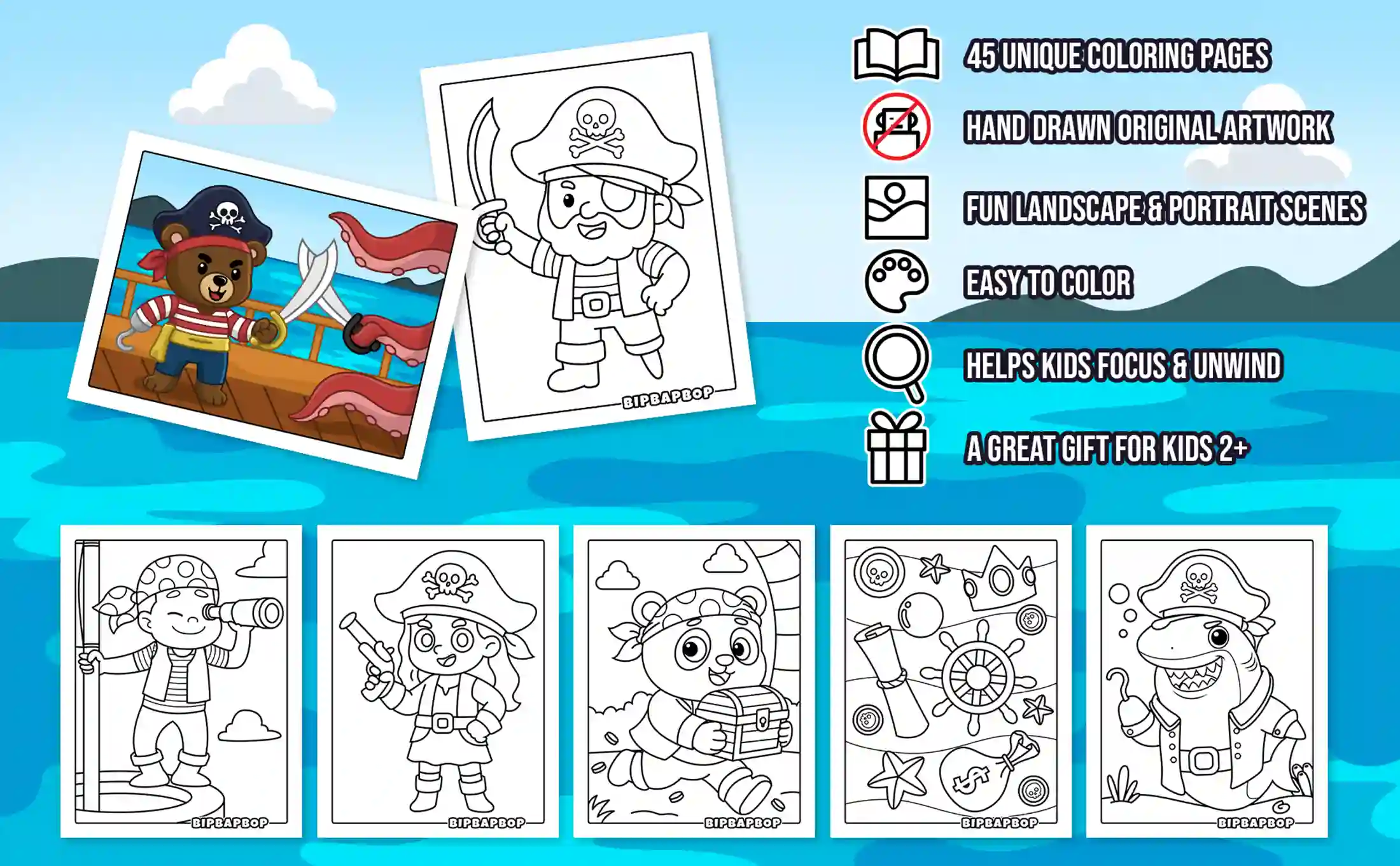 a great gift for pirate loving kids