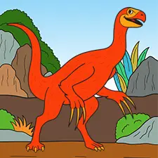 Therizinosaurus Coloring Pages For Kids