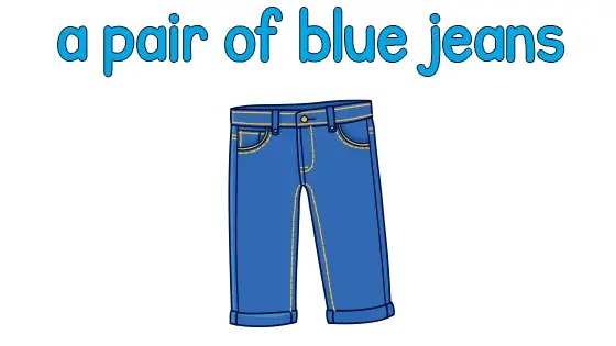 A Pair of Blue Jeans Printable