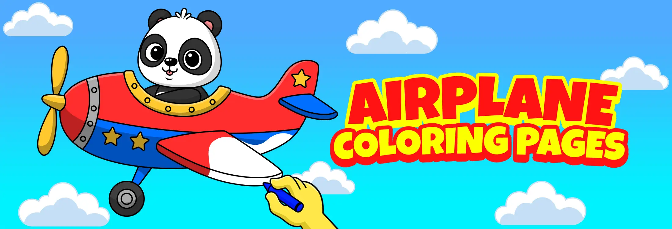 Airplane Coloring Pages