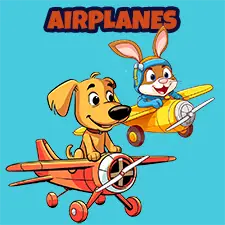 Airplane Colouring Pages
