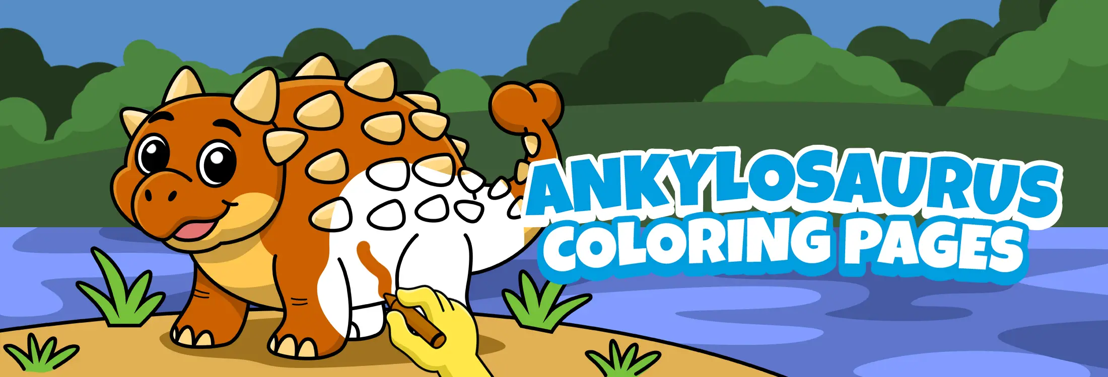 Ankylosaurus Coloring Pages