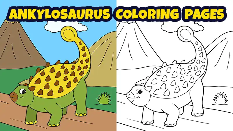 ankylosaurus coloring sheets
