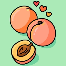 Apricot Coloring Page