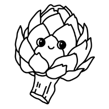 Artichoke Coloring Page