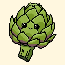 Artichoke Coloring Page