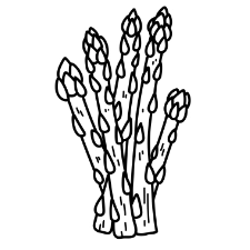 Asparagus Coloring Page