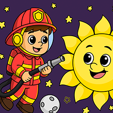 Astronaut Fireman Printable