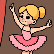 Ballerinas Coloring Page