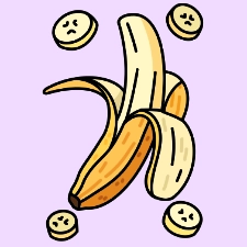 Banana Coloring Page