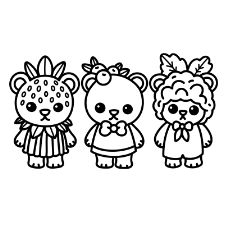 Bear-ries Coloring Page