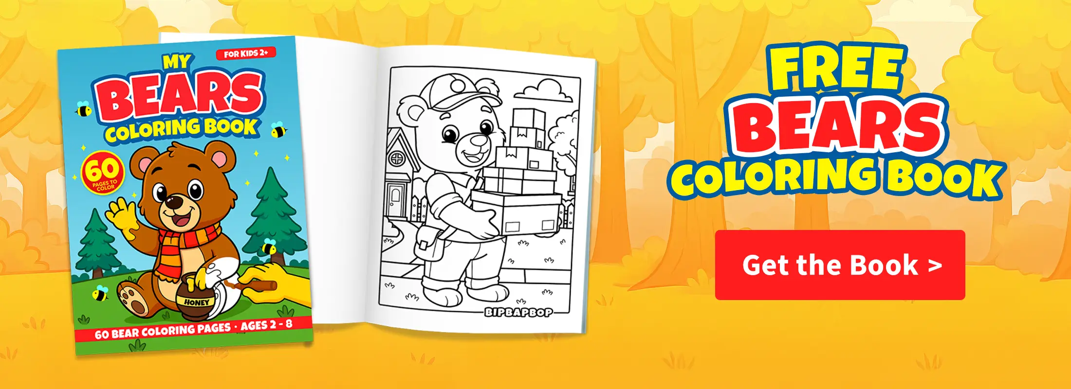 Free Bears Coloring Book