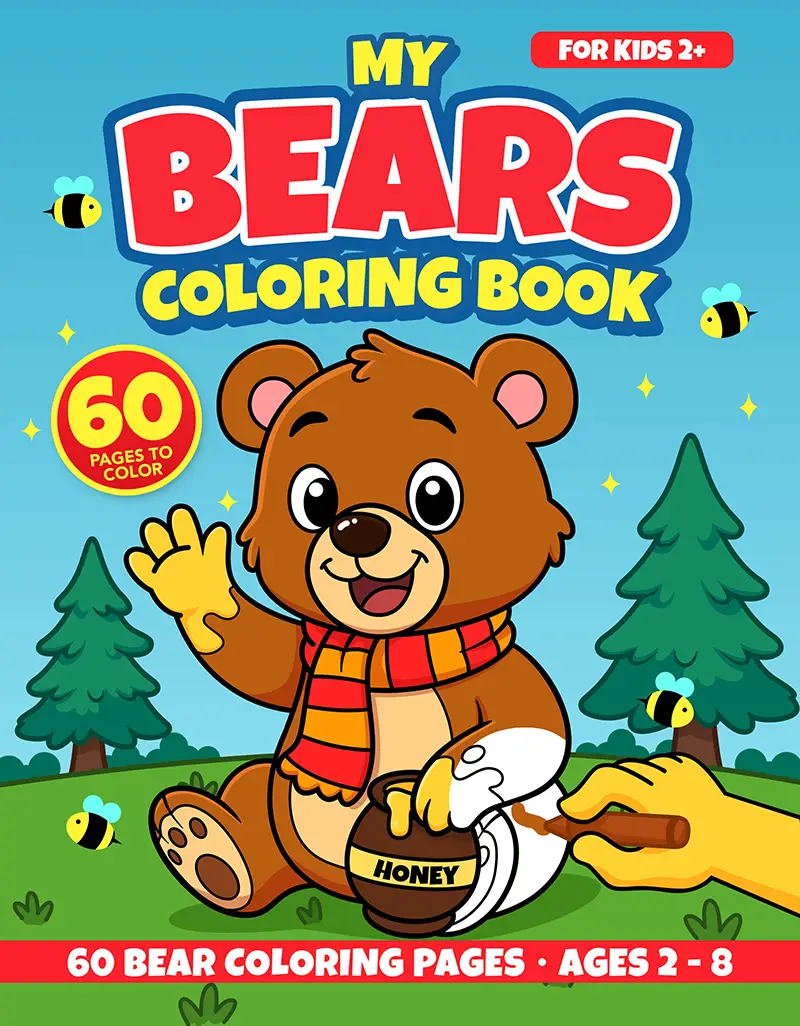 free bears coloring book