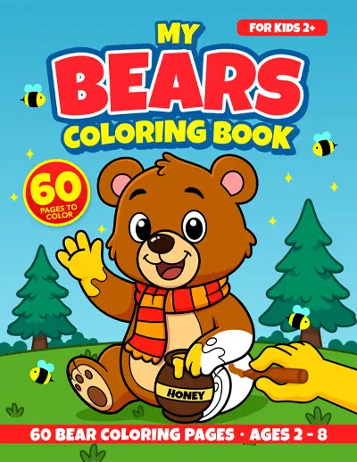 bears coloring book