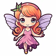 Beautiful Fairy Coloring Pages