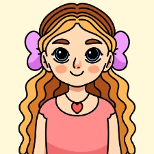 Beautiful Girl Coloring Page