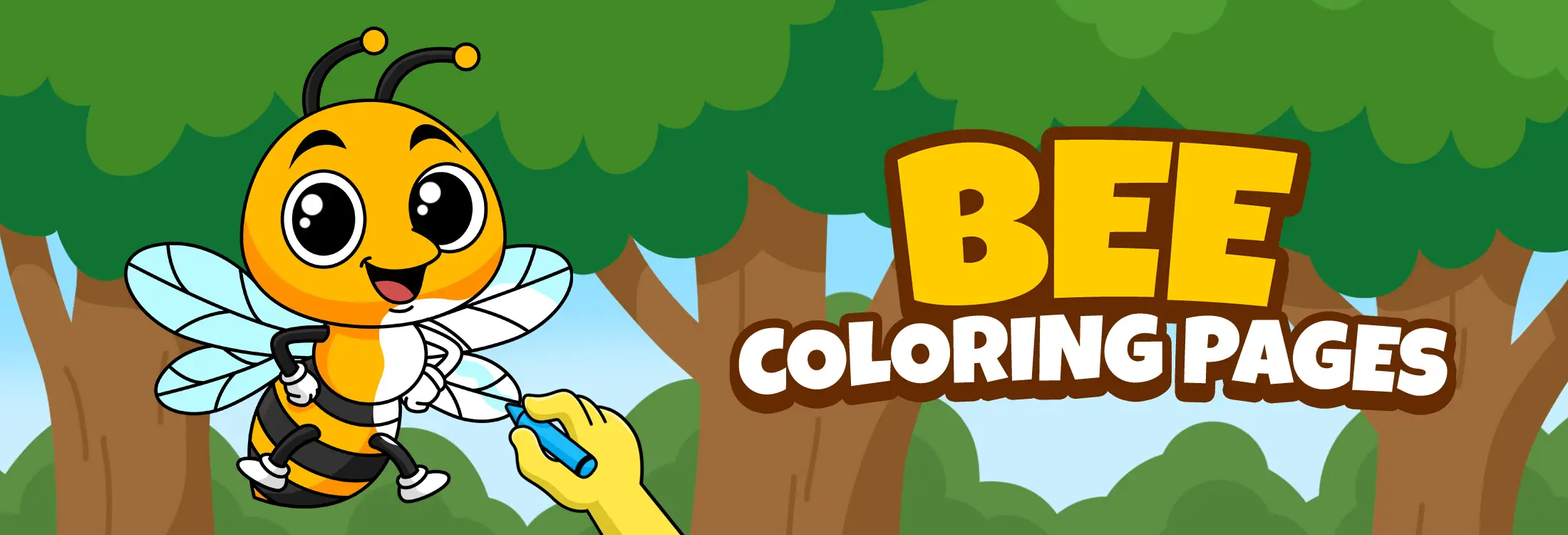 Bee Coloring Pages