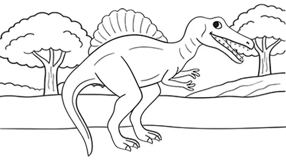 Best Spinosaurus Coloring Sheets Free PDF Download