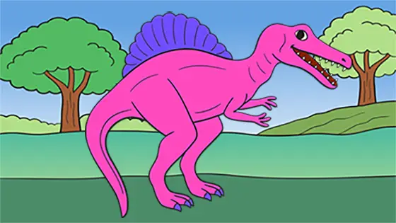 Best Spinosaurus Coloring Sheets Free PDF Download Color Example