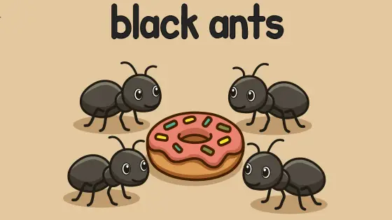 Black Ants Printable