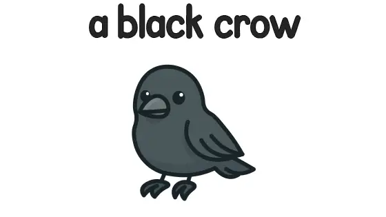A Black Crow Printable