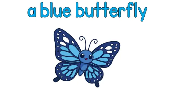 A Blue Butterfly Printable