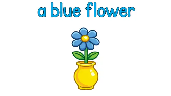 A Blue Flower Printable