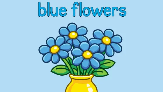 Blue Flowers Printable