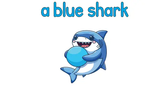 A Blue Shark Printable