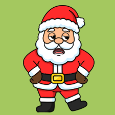 Bored Santa Printable