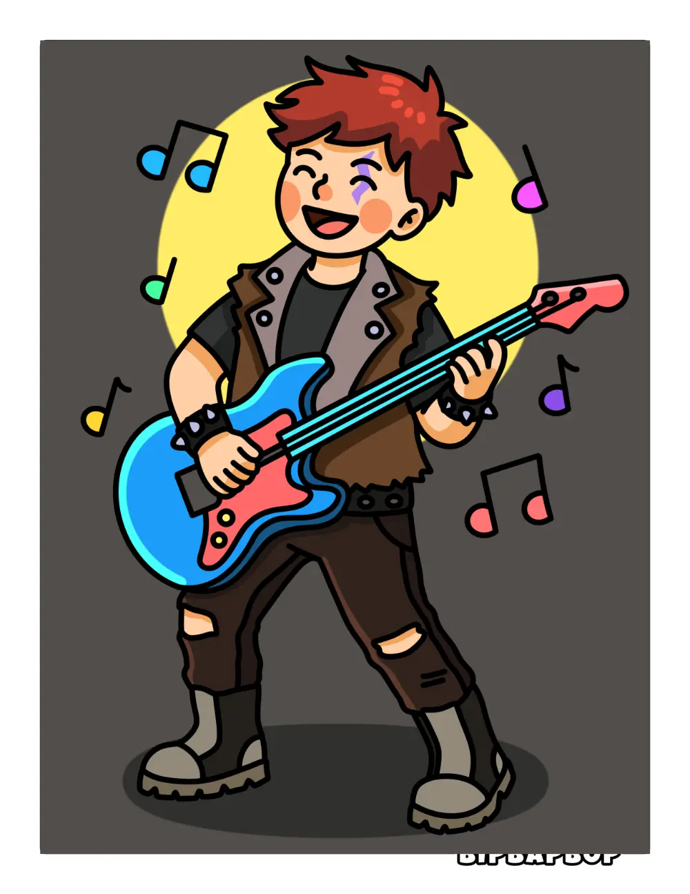 Boy As Rockstar Printable