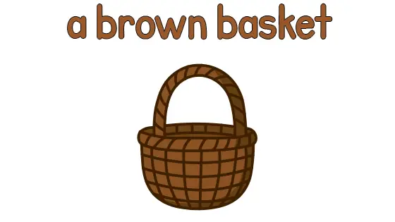 A Brown Basket Printable