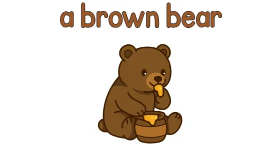 A Brown Bear Printable