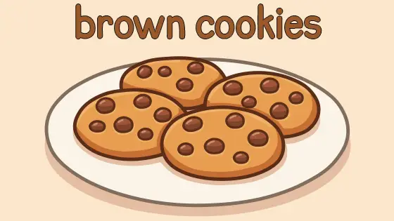 Brown Cookies Printable