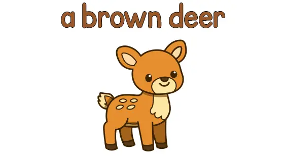 A Brown Deer Printable